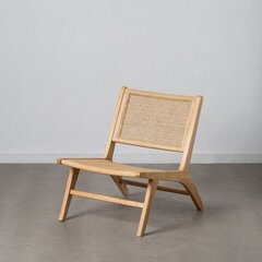 Кресло 60,5 x 73,5 x 72,5 cm Натуральный Деревянный ротанг цена и информация | Кресла в гостиную | pigu.lt