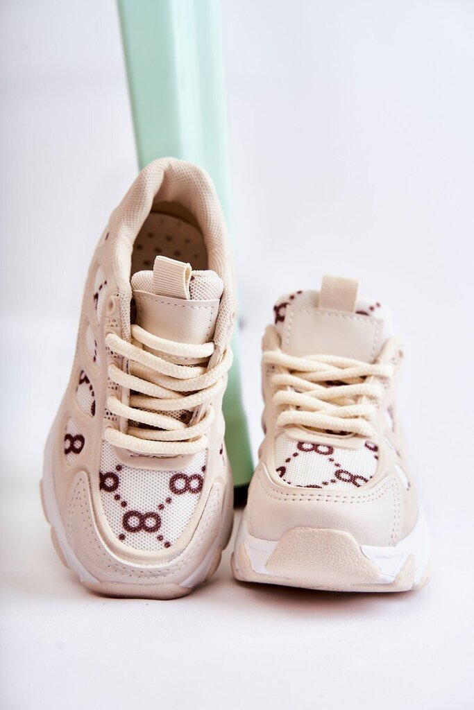 Sportiniai batai mergaitėms Dalia 20490-98, smėlio spalvos kaina ir informacija | Sportiniai batai vaikams | pigu.lt