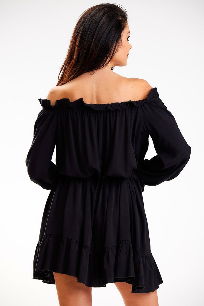 Suknelė moterims Awama LKK179600.1906, juoda цена и информация | Suknelės | pigu.lt