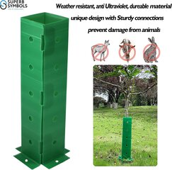 Medžio kamieno apsauga Superb Symbols, 114 cm, žalia, 5 vnt kaina ir informacija | Sodo įrankiai | pigu.lt