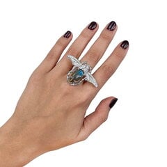 Серебряное кольцо для женщин Bellus Domina Жук цена и информация | Кольца | pigu.lt
