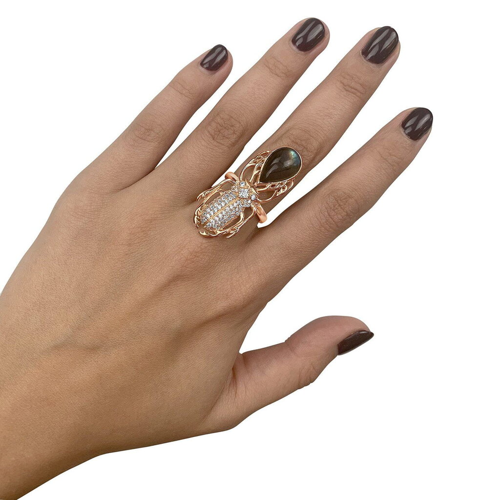 Sidabrinis žiedas moterims Bellus Domina Vabalas kaina ir informacija | Žiedai | pigu.lt