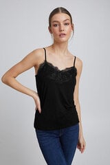 Marškinėliai moterims 20106355-10011, juodi kaina ir informacija | Apatiniai marškinėliai moterims | pigu.lt