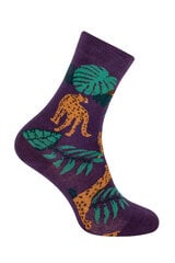 Kojinės moterims Lion Game on!, violetinės kaina ir informacija | Moteriškos kojinės | pigu.lt