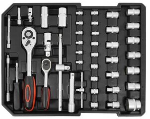 Įrankių rinkinys metaliniame lagamine Notig Tools kaina ir informacija | Mechaniniai įrankiai | pigu.lt