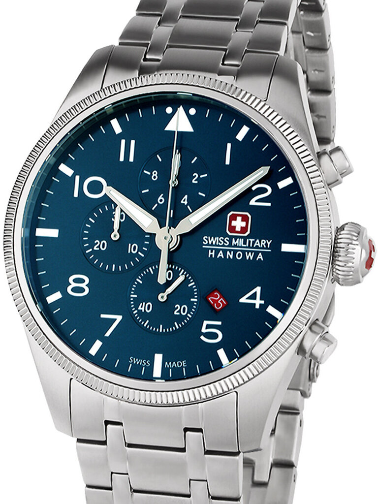 Laikrodis vyrams Swiss Military Hanowa Thunderbolt Chrono SMWGI0000403 kaina ir informacija | Vyriški laikrodžiai | pigu.lt