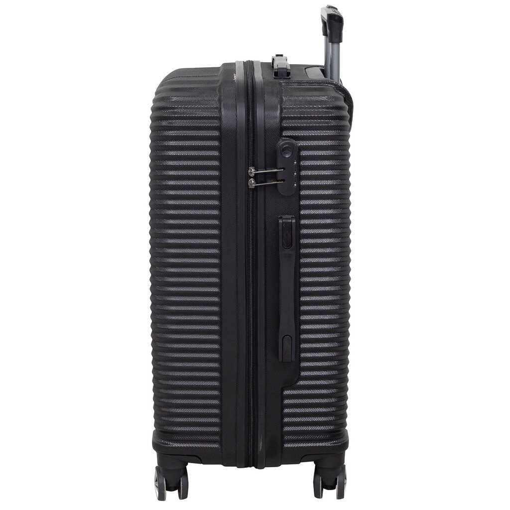 Didelis lagaminas Polina PS 02, L, juodas kaina ir informacija | Lagaminai, kelioniniai krepšiai | pigu.lt