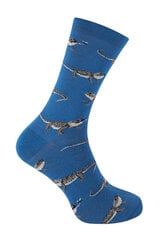 Trumpos kojinės moterims Lion You are Un-Frog-Ettable, mėlynos kaina ir informacija | Moteriškos kojinės | pigu.lt
