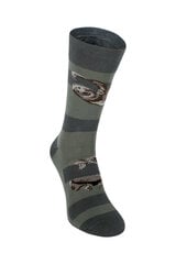 Trumpos kojinės vyrams Lion FishAholic, žalios цена и информация | Мужские носки | pigu.lt