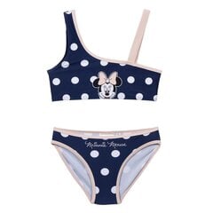 Maudymosi kostiumėlis mergaitėms Bikini Minnie Mouse S0736147, mėlynas цена и информация | Купальники для девочек | pigu.lt