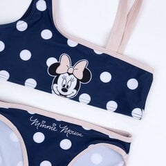 Maudymosi kostiumėlis mergaitėms Bikini Minnie Mouse S0736147, mėlynas цена и информация | Купальники для девочек | pigu.lt