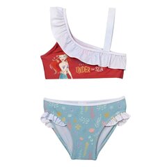 Maudymosi kostiumėlis mergaitėms Bikini Princesses Disney S0735962, raudonas цена и информация | Купальники для девочек | pigu.lt