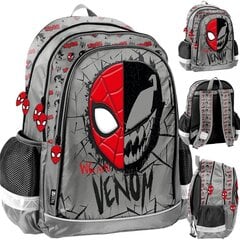 Mokyklinė kuprinė Paso Venom Spider-Man, pilka цена и информация | Школьные рюкзаки, спортивные сумки | pigu.lt