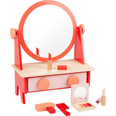 Žaislinis retro makiažo staliukas su veidrodžiu Small foot, 33x18x43cm цена и информация | Игрушки для девочек | pigu.lt
