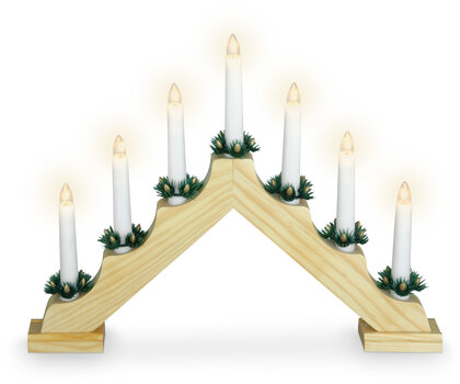 Kalėdinė žvakidė su lemputėmis kaina ir informacija | Kalėdinės dekoracijos | pigu.lt