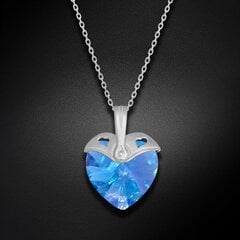 Серебряный кулон "Купидон (Aquamarine AB)" с кристаллами Swarovski™ DS01K550 цена и информация | Украшения на шею | pigu.lt