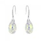 Sidabriniai auskarai su Swarovski kristalais DiamondSky Baroque III (Aurora Borealis) DS02A540 цена и информация | Auskarai | pigu.lt