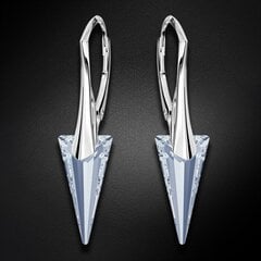 Серебряные серьги "Шип II (Blue Shade)" с кристаллами Swarovski™ DS02A547 цена и информация | Серьги | pigu.lt