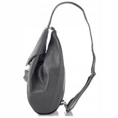 Кожаная сумка-рюкзак женская черная Belveder цена и информация | Женская сумка Bugatti | pigu.lt