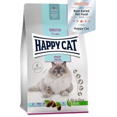 Happy Cat Sensitive Urinary Control su mėsa, ryžiais ir bulvėmis, 1,3 kg цена и информация | Сухой корм для кошек | pigu.lt