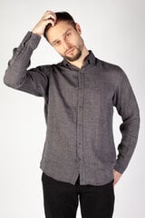 Marškiniai vyrams Blk Jeans, pilki kaina ir informacija | Vyriški marškiniai | pigu.lt