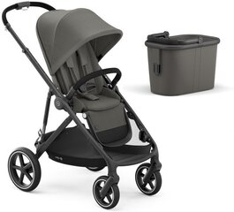 Cybex sportinis vežimėlis Gazelle S, Soho grey/black kaina ir informacija | Vežimėliai | pigu.lt