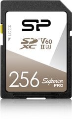 Silicon Power карта памяти SDXC 256GB Superior Pro UHS-II цена и информация | USB накопители | pigu.lt