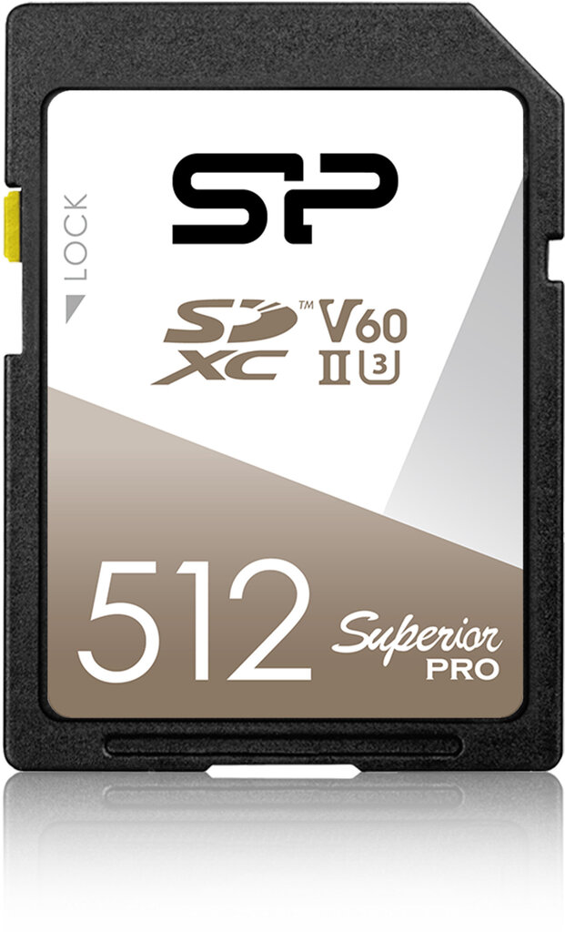 Silicon Power Sdxc 512GB Superior Pro UHS-II kaina ir informacija | Atminties kortelės fotoaparatams, kameroms | pigu.lt