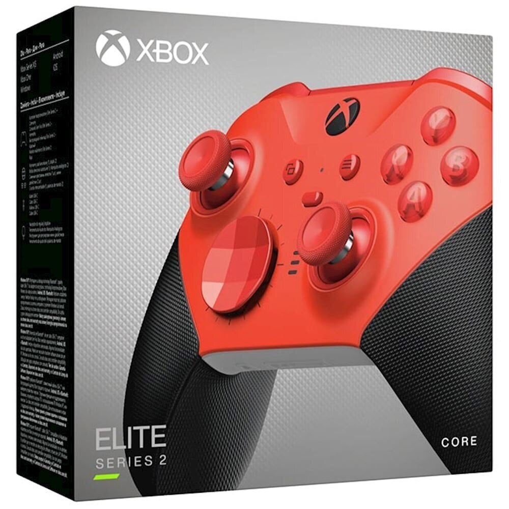 Microsoft Xbox One Elite Series 2 Core-Red kaina ir informacija | Žaidimų pultai  | pigu.lt