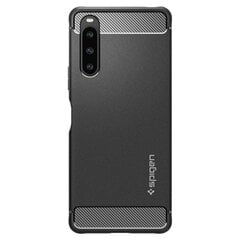 Spigen Rugged Armor Samsung Note 20 N980 czarny|black matte ACS01417 цена и информация | Чехлы для телефонов | pigu.lt