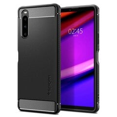 Spigen Rugged Armor Sony Xperia 10 V czarny|black ACS06202 цена и информация | Чехлы для телефонов | pigu.lt