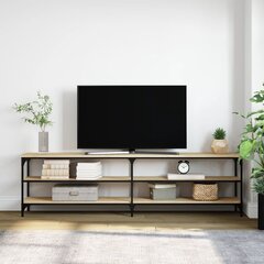 vidaXL Televizoriaus spintelė, ąžuolo, 180x30x50cm, mediena ir metalas kaina ir informacija | TV staliukai | pigu.lt