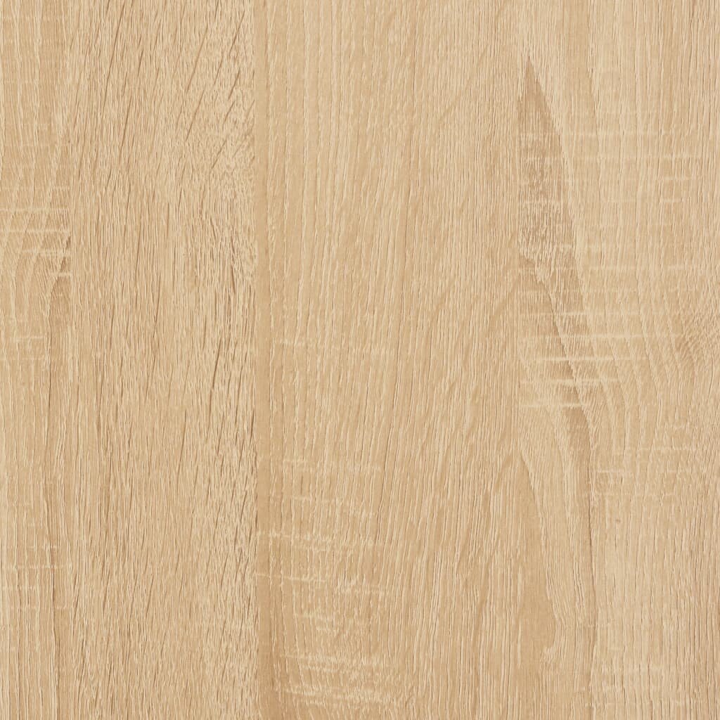 vidaXL Lovos rėmas, sonoma ąžuolo spalvos, 75x190cm, apdirbta mediena kaina ir informacija | Lovos | pigu.lt