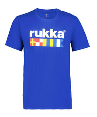 Футболка унисекс Rukka, темно-синяя цена и информация | Мужские футболки | pigu.lt