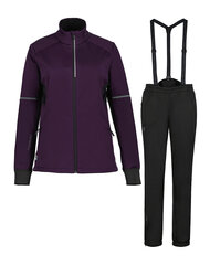 Rukka moteriškas softshell komplektas TOUKOLA, violetinė-juoda kaina ir informacija | Slidinėjimo apranga moterims | pigu.lt