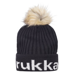 Зимняя шапка Rukka ULLAVA, черная цена и информация | Женские шапки | pigu.lt