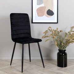 2-jų valgomojo kėdžių komplektas Venture Home Windu, juodas kaina ir informacija | Virtuvės ir valgomojo kėdės | pigu.lt