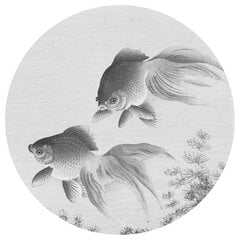 Fototapetai WallArt wo Goldfish цена и информация | Фотообои с инструментом и клеем - Бежевые листья эвкалипта, 400x280 см | pigu.lt