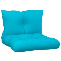vidaXL Palečių pagalvėlės, 2vnt., turkio spalvos, oksfordo audinys kaina ir informacija | Pagalvės, užvalkalai, apsaugos | pigu.lt