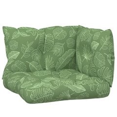 Palečių pagalvėlės VidaXL, žalios цена и информация | Подушки, наволочки, чехлы | pigu.lt