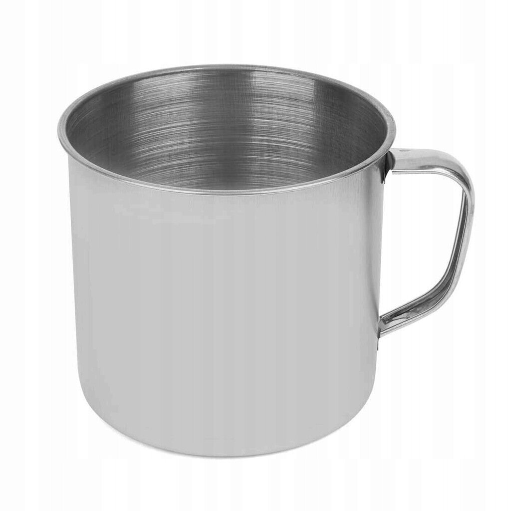 Nerūdijančio plieno puodelis, 500 ml kaina ir informacija | Taurės, puodeliai, ąsočiai | pigu.lt