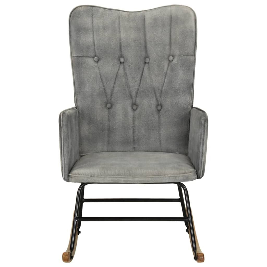 Supama kėdė vidaXL, pilka kaina ir informacija | Svetainės foteliai | pigu.lt