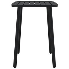 vidaXL Sodo stalas, antracito spalvos, 50x50x71cm, plienas kaina ir informacija | Lauko stalai, staliukai | pigu.lt