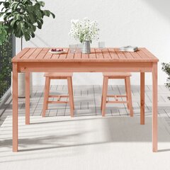 vidaXL Sodo stalas, 121x82,5x76cm, duoglas eglės medienos masyvas kaina ir informacija | Lauko stalai, staliukai | pigu.lt
