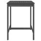 vidaXL Sodo stalas, pilkas, 82,5x82,5x110cm, pušies medienos masyvas kaina ir informacija | Lauko stalai, staliukai | pigu.lt