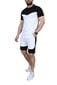 Sportinis kostiumas vyrams Moren PK3012-51038, baltas цена и информация | Sportinė apranga vyrams | pigu.lt