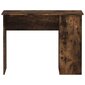 vidaXL Rašomasis stalas, dūminio ąžuolo, 100x55x75cm, apdirbta mediena kaina ir informacija | Kompiuteriniai, rašomieji stalai | pigu.lt