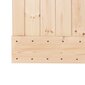 Tvarto durys VidaXL, pušies medienos masyvo цена и информация | Vidaus durys | pigu.lt
