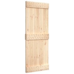 Tvarto durys VidaXL, pušies medienos masyvo цена и информация | Межкомнатные двери | pigu.lt