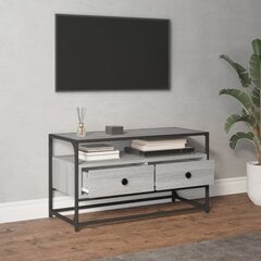 vidaXL Televizoriaus spintelė, pilka ąžuolo, 80x35x45cm, mediena kaina ir informacija | TV staliukai | pigu.lt